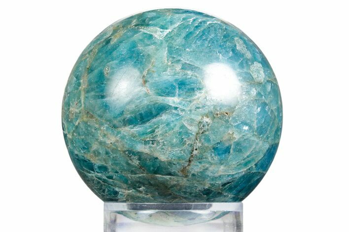 Bright Blue Apatite Sphere - Madagascar #334075